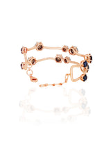 Crystal Studded Twig Bracelet