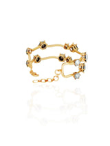 Crystal Studded Twig Bracelet