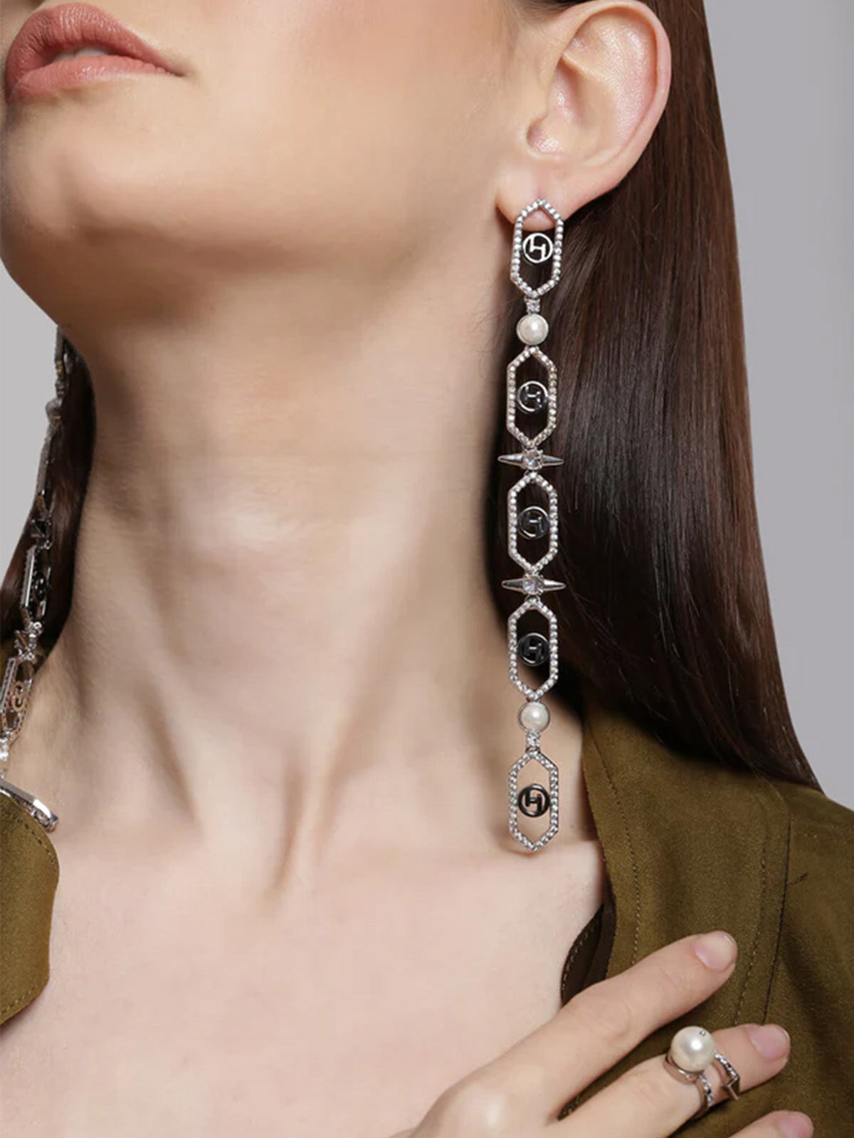Monogramed Danglers