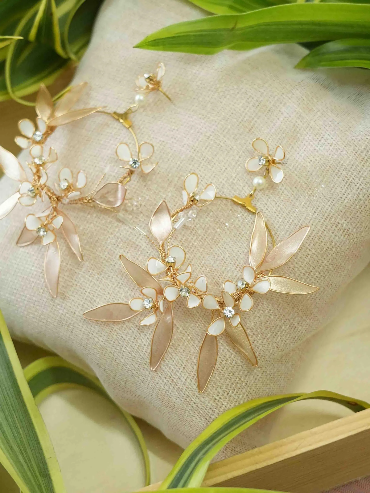 Sakura Petal Resin Earrings