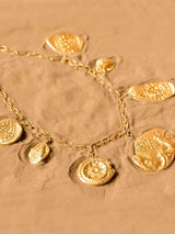 Vintage Fossil Charm Necklace