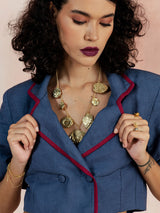 Vintage Fossil Charm Necklace