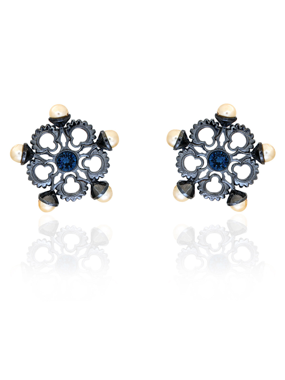 Petal Crystal Studs