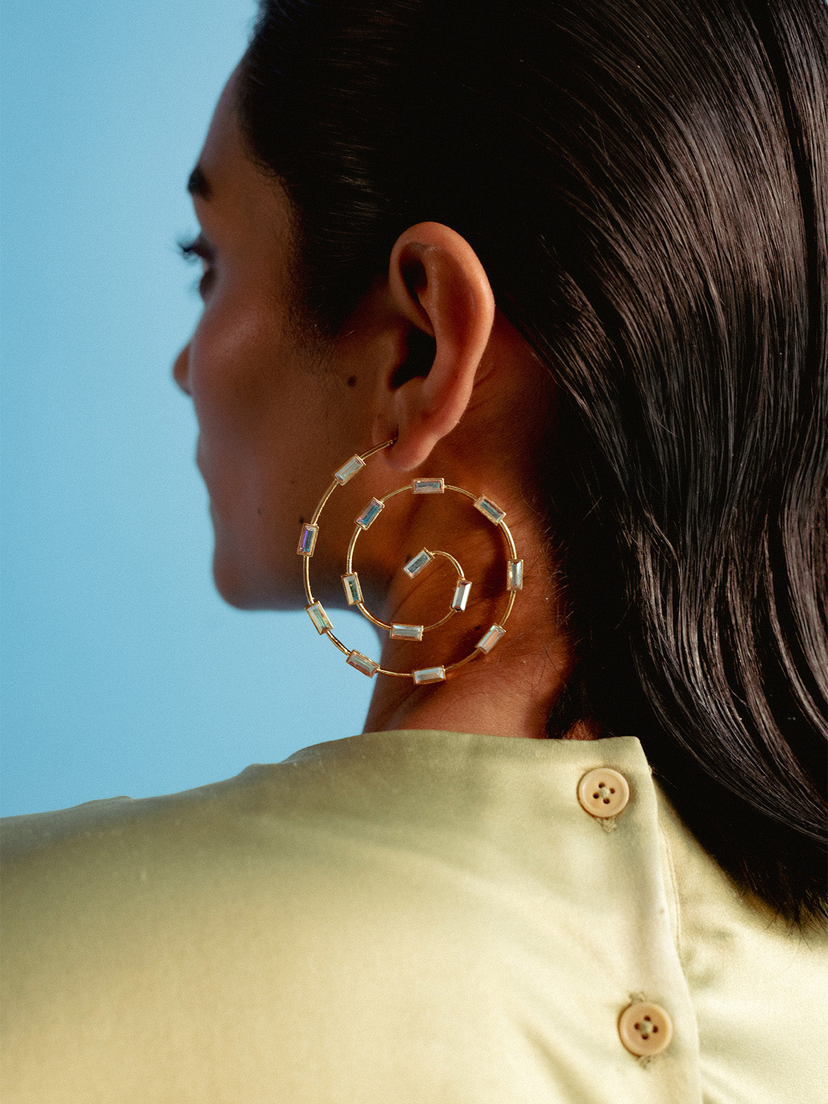 Classic Marigold Hoop Earrings