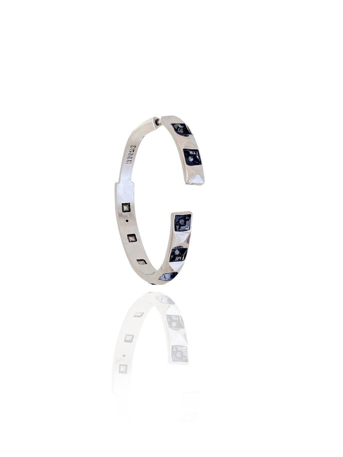 Sanjana Sanghi in Half Hoop Crystal Earrings