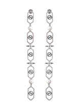 Athiya Shetty in Monogramed Danglers