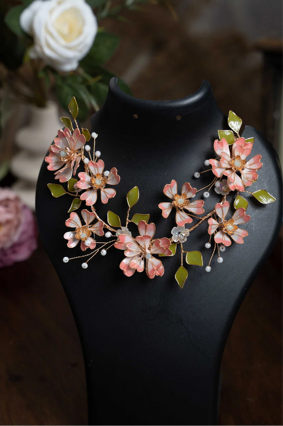 Sakura Heart Necklace