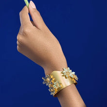  Blue Floral Handcuff