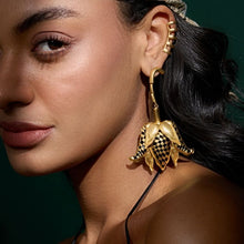  Black & Golden Mismatched Earrings