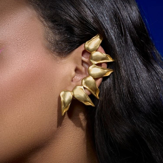Petal Statement Earcuffs