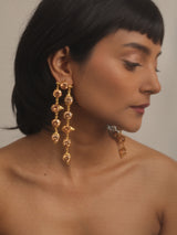 Gold Dangler Earrings