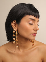 Gold Dangler Earrings
