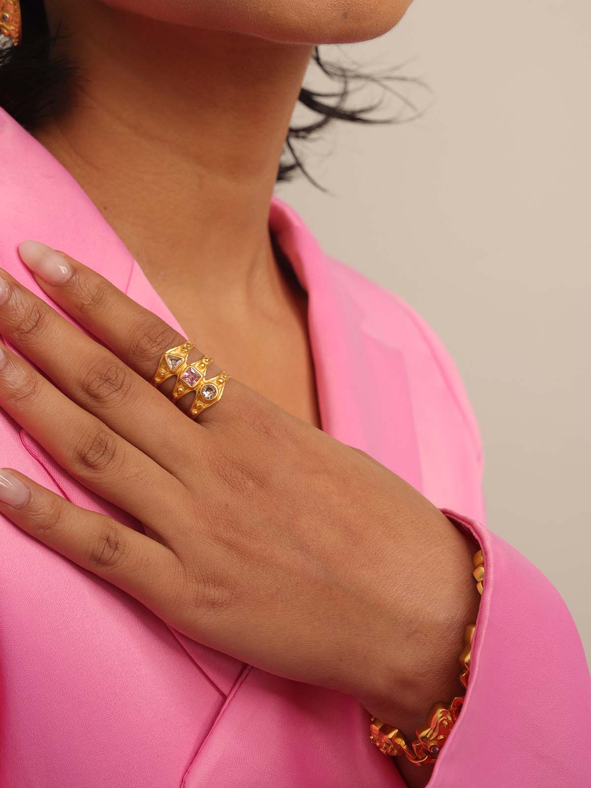 Stone Bauble Ring
