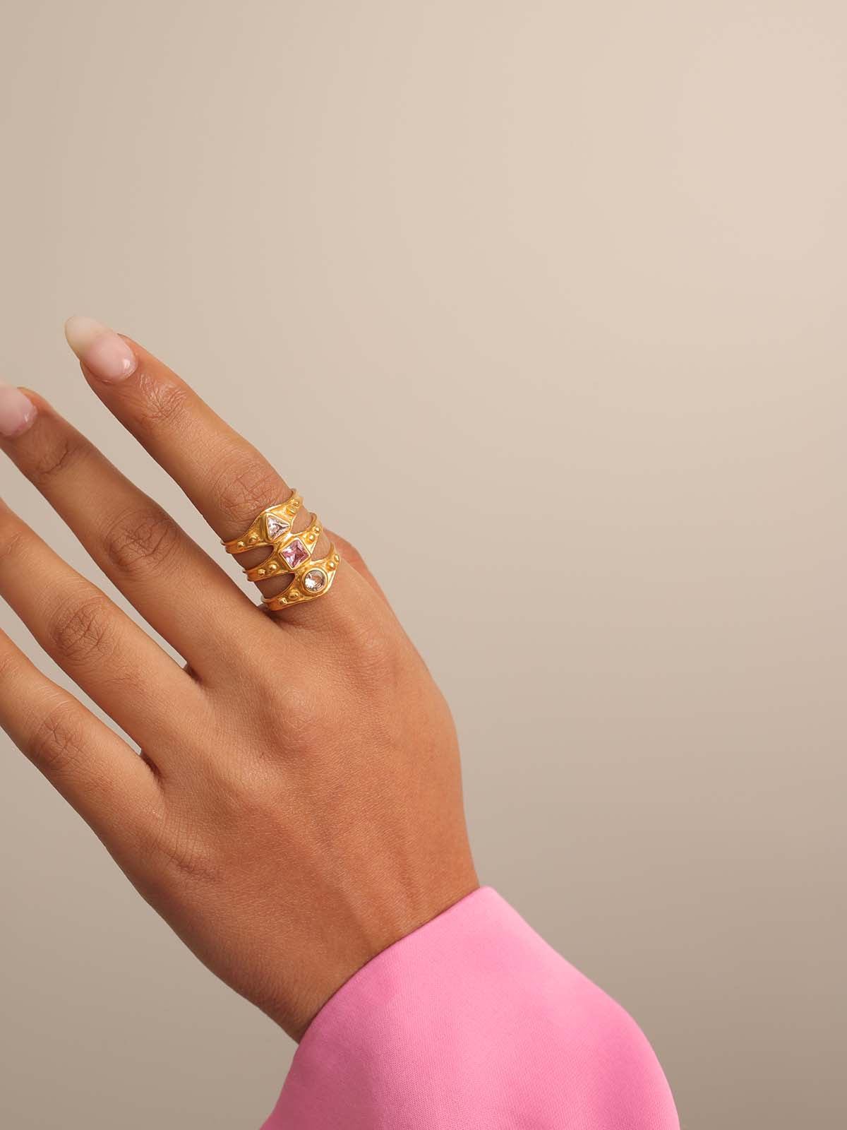 Stone Bauble Ring