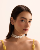 Icon White Pearl Choker Necklace
