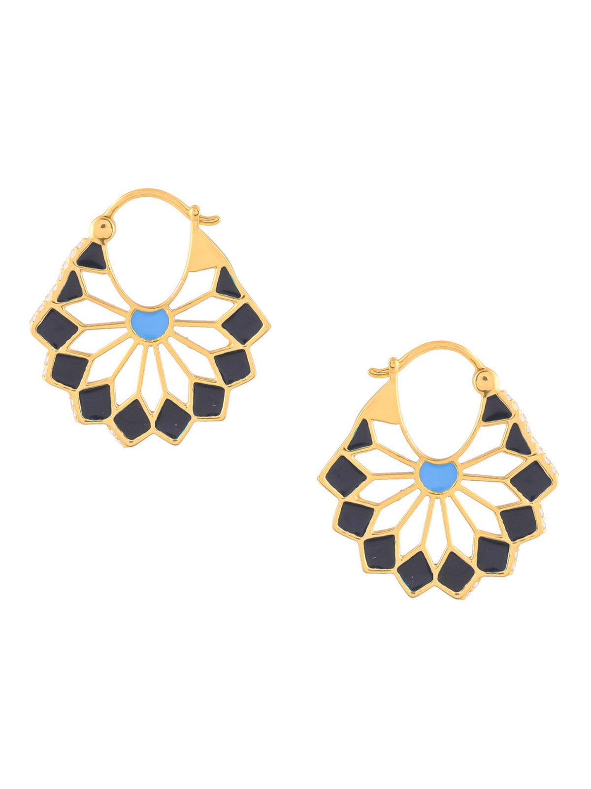 Open Flower Hoops