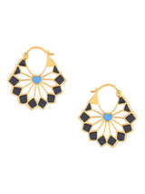 Open Flower Hoops