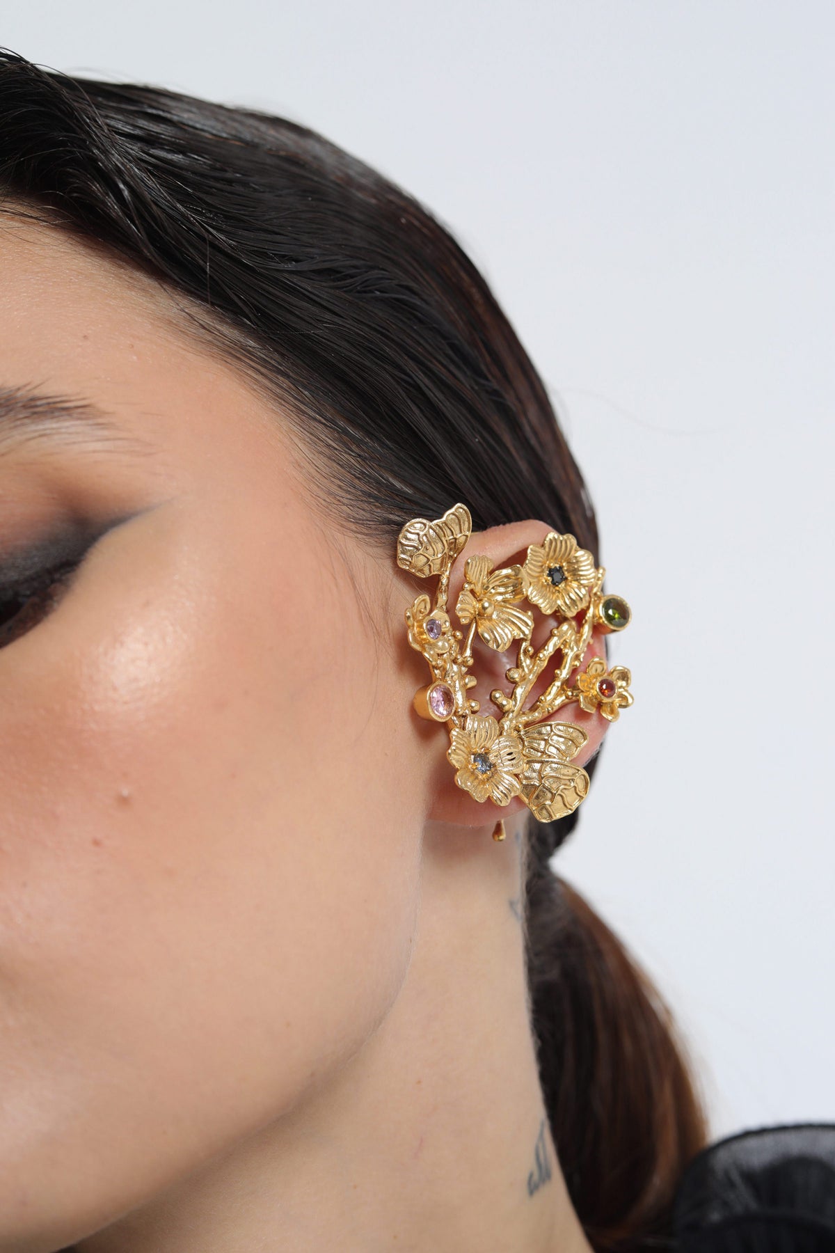 Gilded Garden Ear Cuff