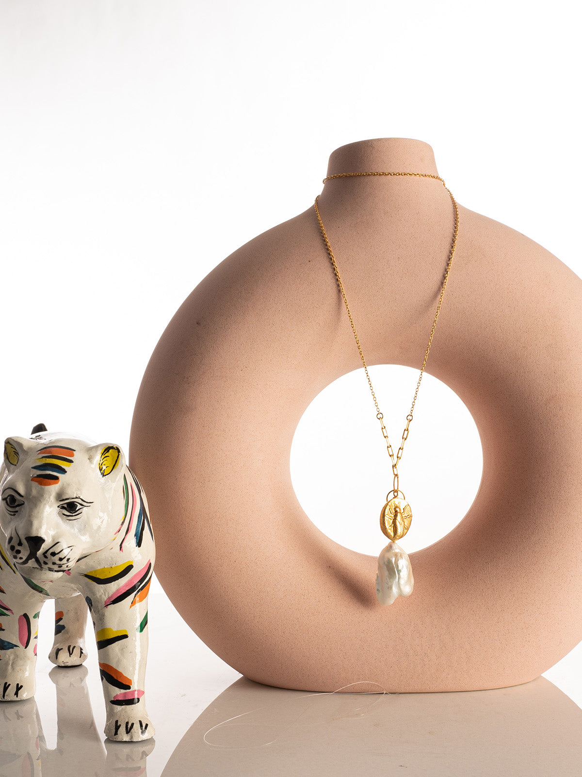 Long Sunken Necklace