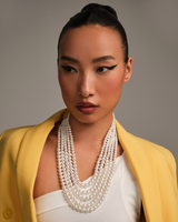 White Multi Layered Necklace