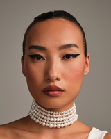White Multi Layered Pearl Choker