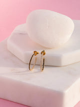 Light & Shadow Half Hoops