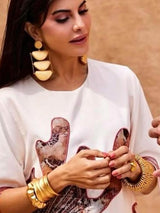 Jacqueline Fernandez in Liquid Gold Cuff