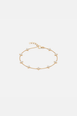 Blossom Gold Floral Bracelet