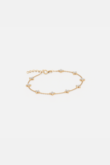  Blossom Gold Floral Bracelet