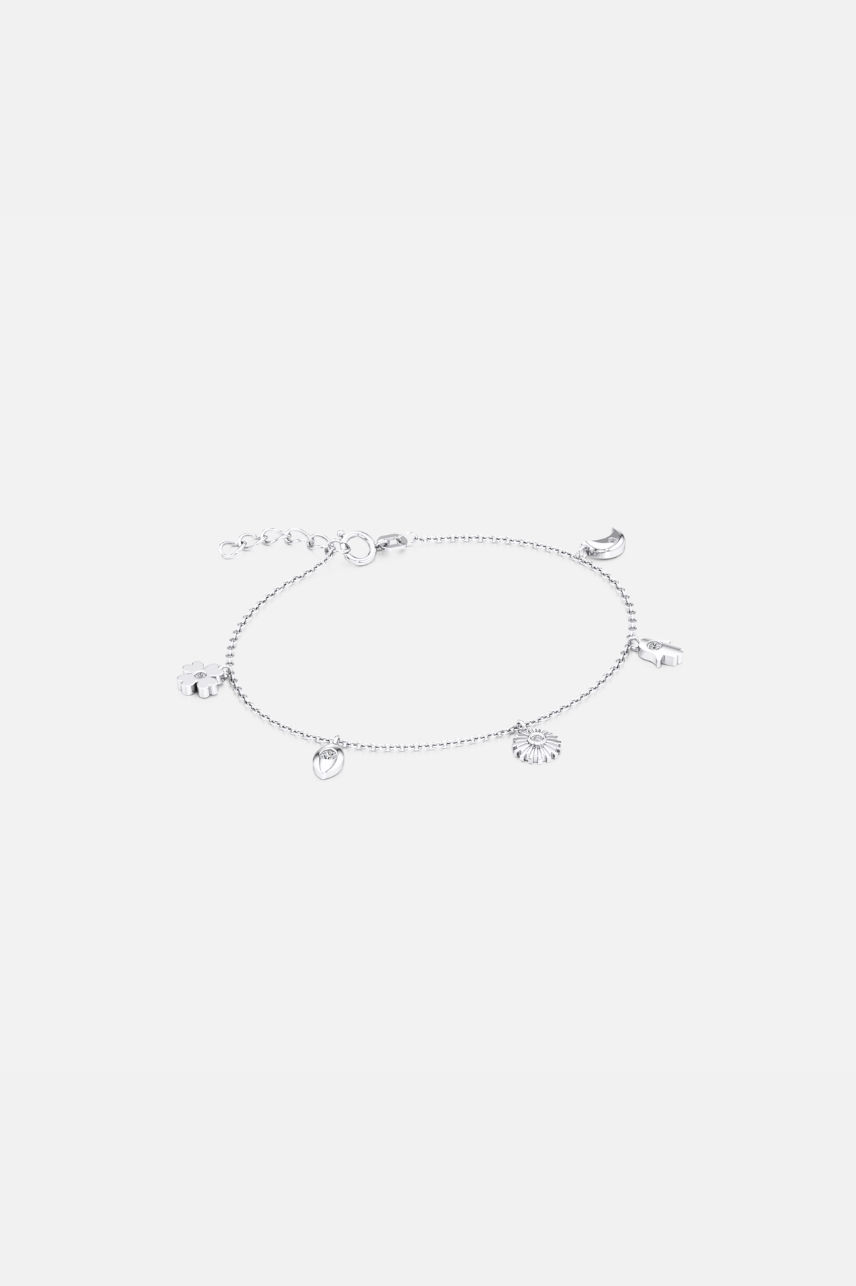 Everyday Signature Silver Charm Bracelet