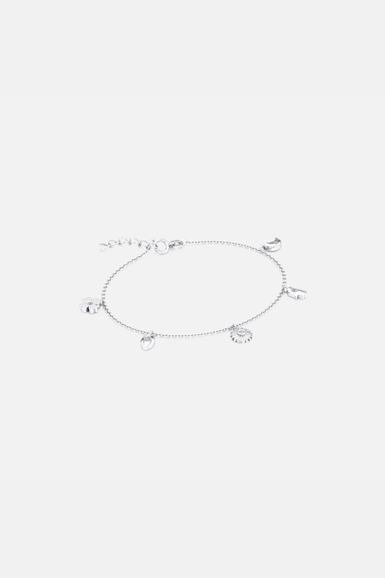 Everyday Signature Silver Charm Bracelet