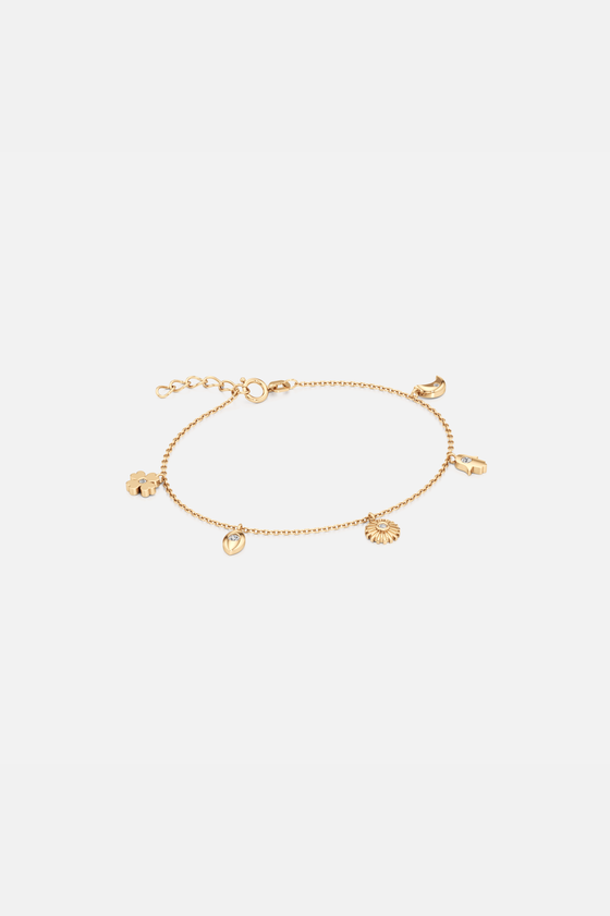 Everyday Signature Golden Charm Bracelet