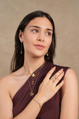 Celestial Gold Charm Pendant Necklace