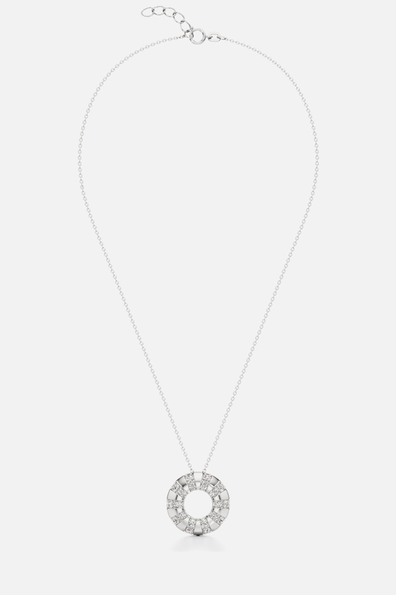 Alterna Silver Minimal Pendant Necklace