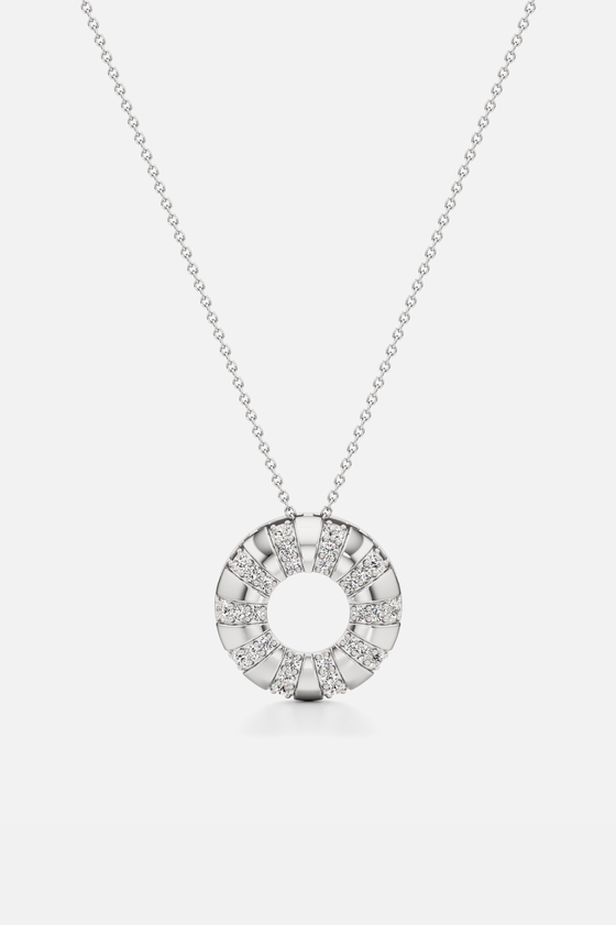 Alterna Silver Minimal Pendant Necklace