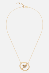 Amore Reversible Golden Heart Pendant