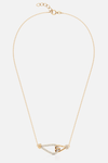 Knotted Muse Golden Pendant
