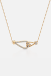 Knotted Muse Golden Pendant
