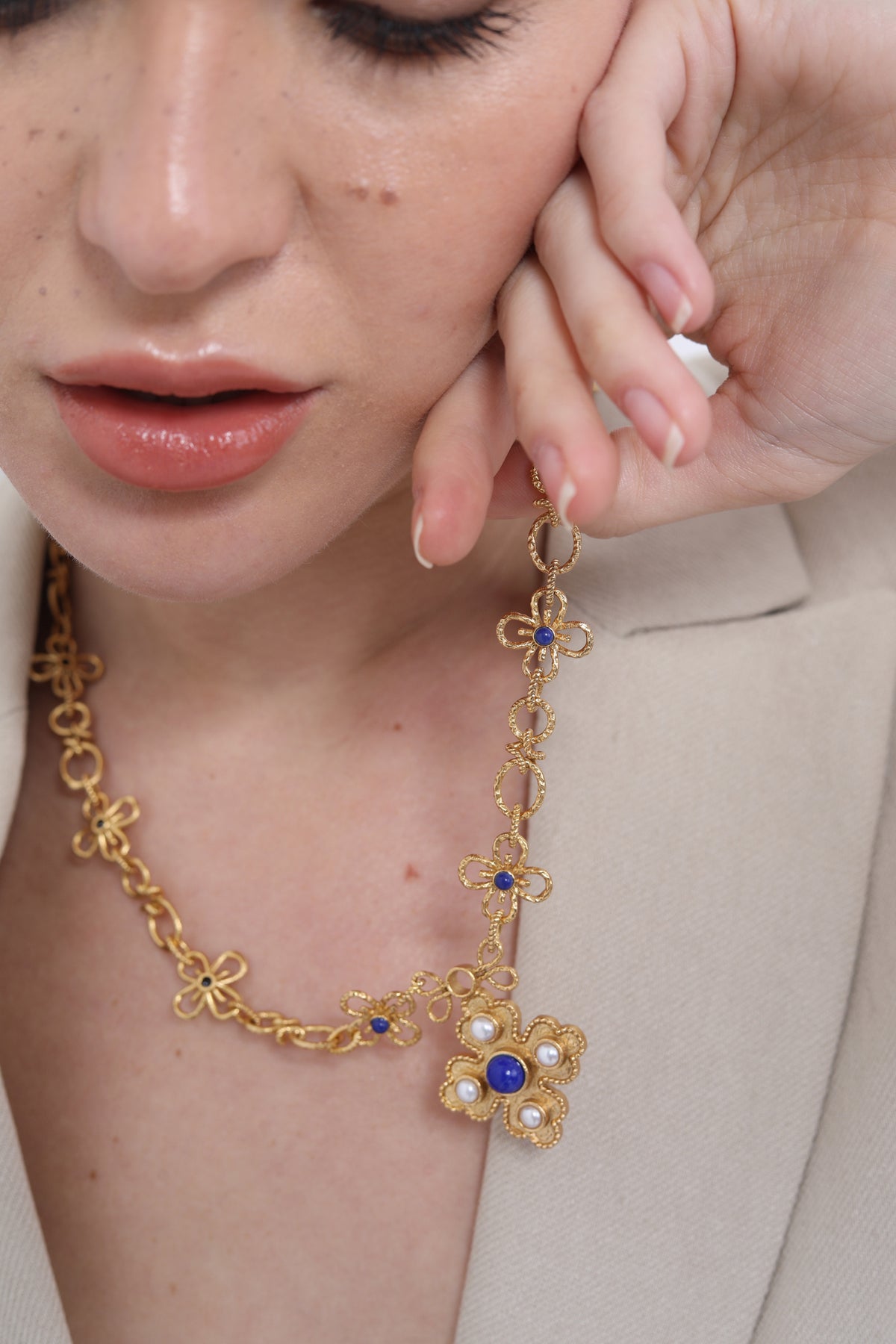 Byzantia Royal Medallion Necklace