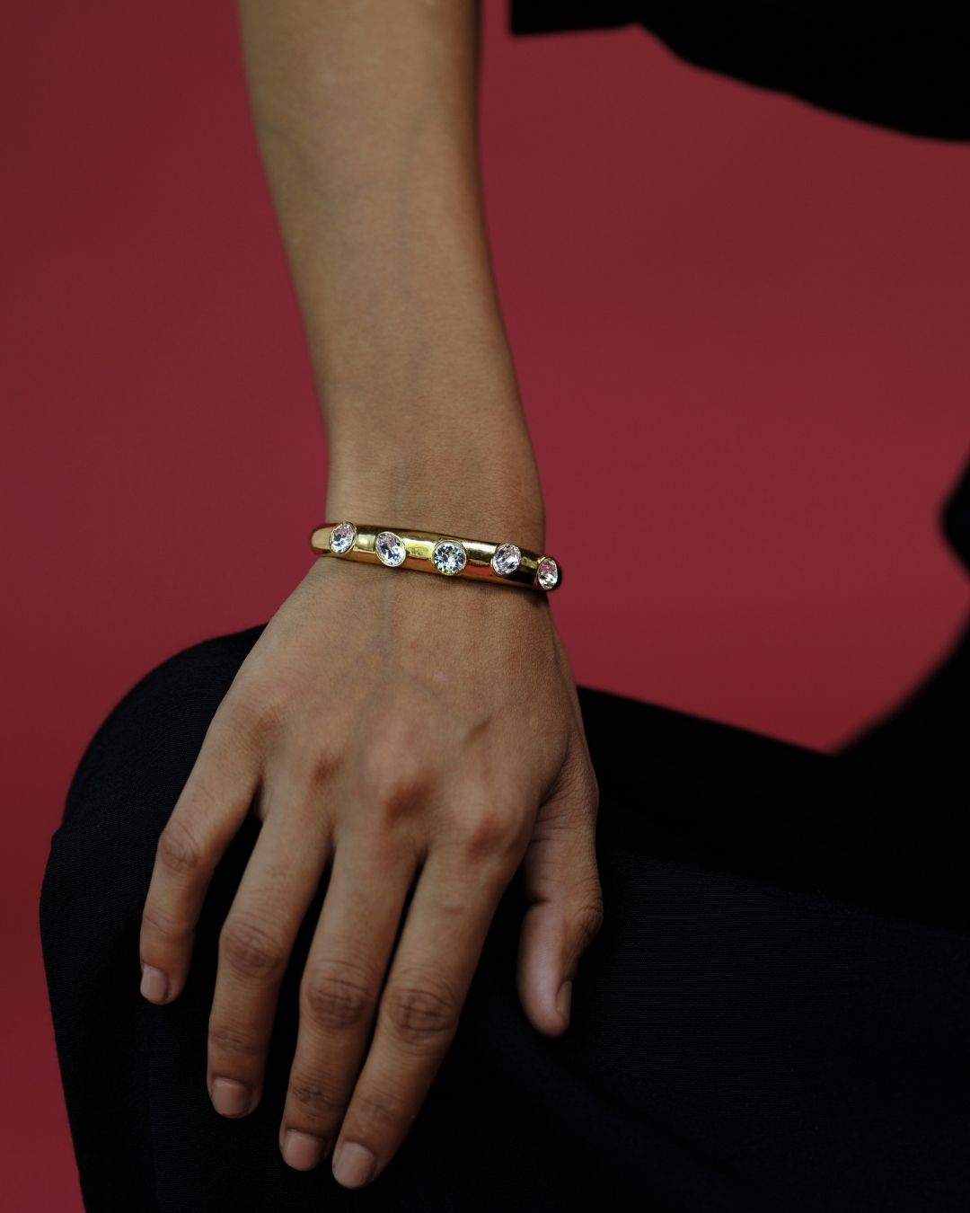 Multi-Crystal Stack Bracelet
