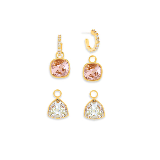 Crystal Shift Hoops