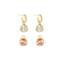  Crystal Shift Hoops