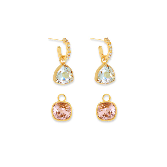 Crystal Shift Hoops