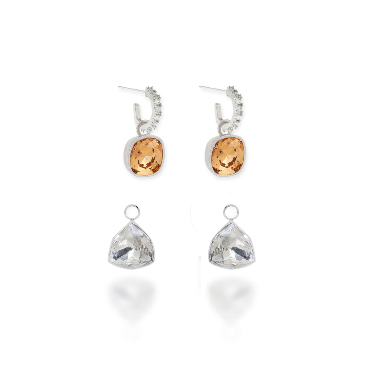 Crystal Shift Hoops