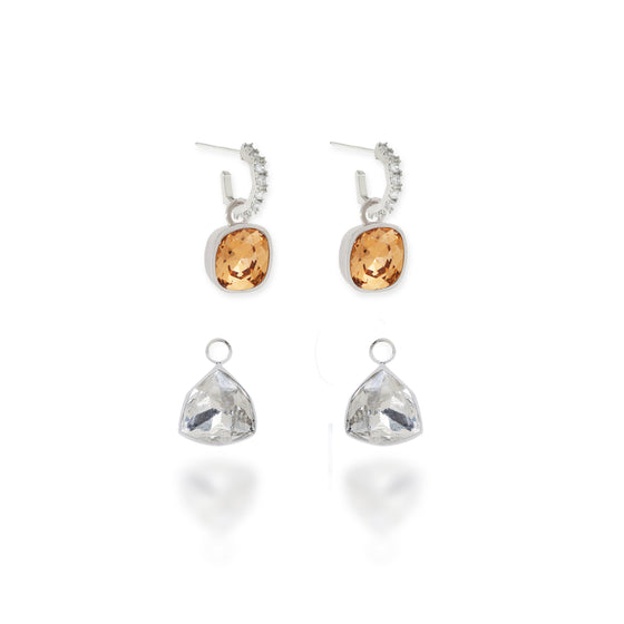 Crystal Shift Hoops