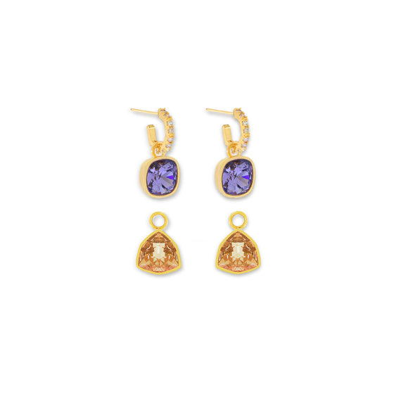 Crystal Shift Hoops