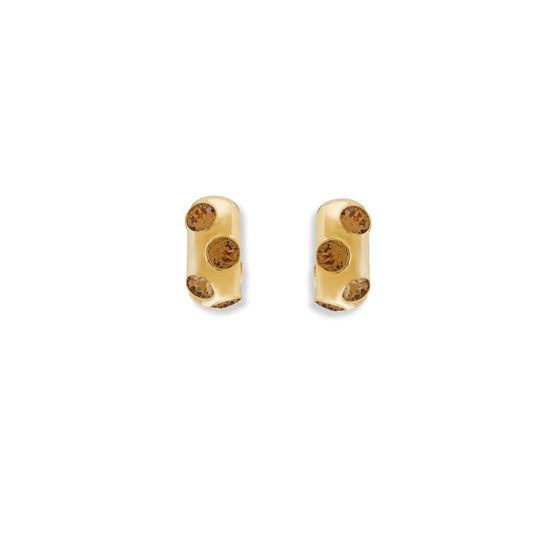 Luxe Crystal Hoops