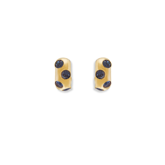 Luxe Crystal Hoops