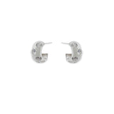 Luxe Crystal Hoops