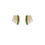 Triple Row Crystal Ear Cuff